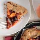 blackberry peach galette blackberry peach galette