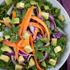 Asian raw kale salad Asian raw kale salad
