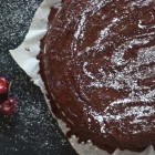 vegan cherry chocolate cake