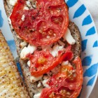 tomato and goat cheese toast tomato and goat cheese toast