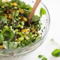 watercress and wild rice salad