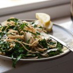 lemony collard greens pasta