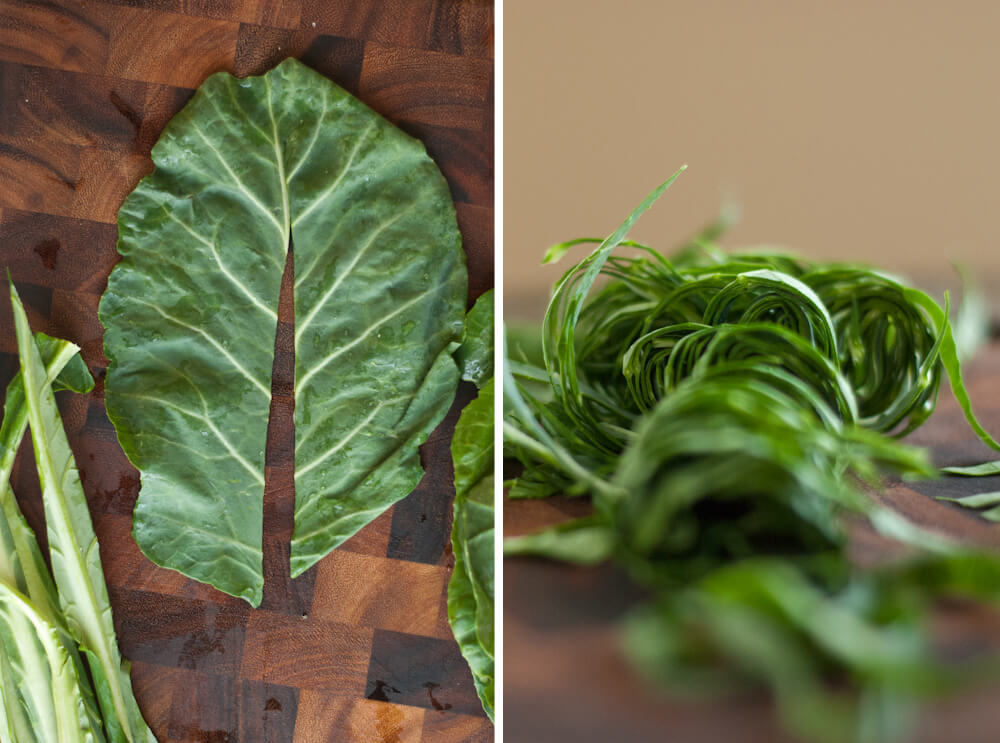 Is there a low-fat version of Paula Deen's collard greens recipe?