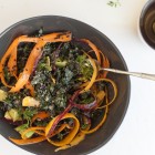 Raw Kale Salad with Creamy Tahini Dressing Raw Kale Salad with Creamy Tahini Dressing