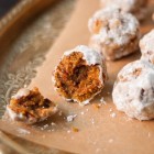 Pumpkin pecan polvorone cookies