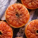 Broiled Grapefruit with Honey Yogurt and Granola
