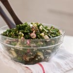 Deb’s Kale Salad with Apple, Cranberries and Pecans