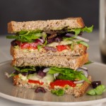 Simple Greek Avocado Sandwich