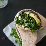 Simple Kale and Black Bean Burritos