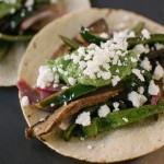 Portobello and Poblano Fajitas
