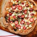 Strawberry, basil and balsamic pizza recipe
