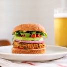 Sweet potato & black bean veggie burgers