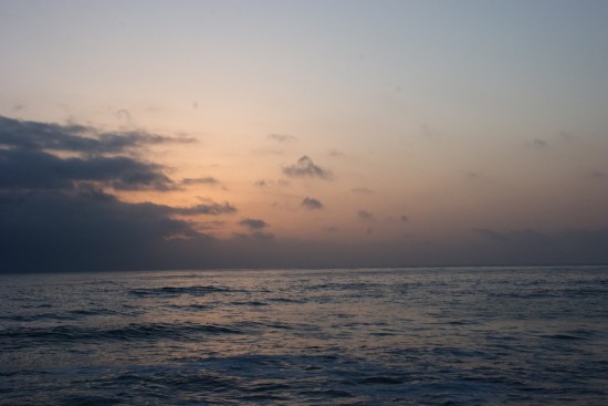 Pacific Ocean at sunset