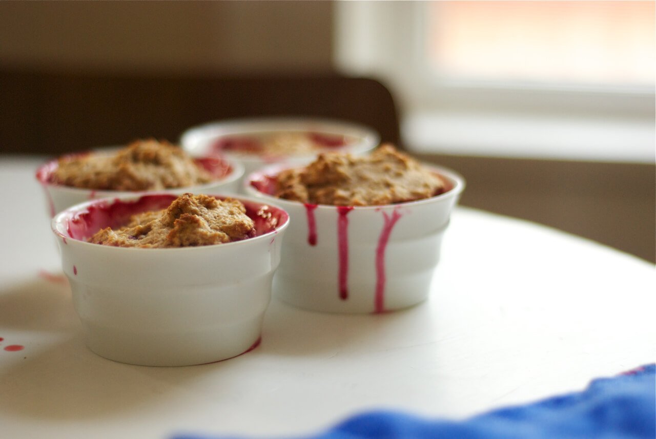 baked miniature cobblers
