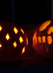 Carved pumpkins