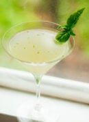 basil gimlet cocktail recipe