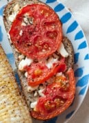 Tomato and Goat Cheese Toast