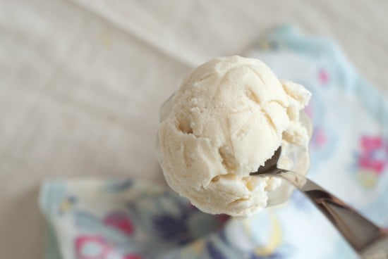 scoop of vanilla ice cream