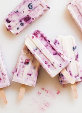 roasted berry popsicles recipe