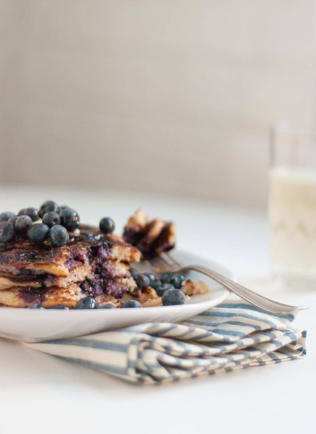 Gluten-Free Blueberry Pancakes - cookieandkate.com