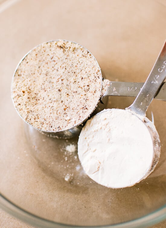 Almond meal and coconut flour