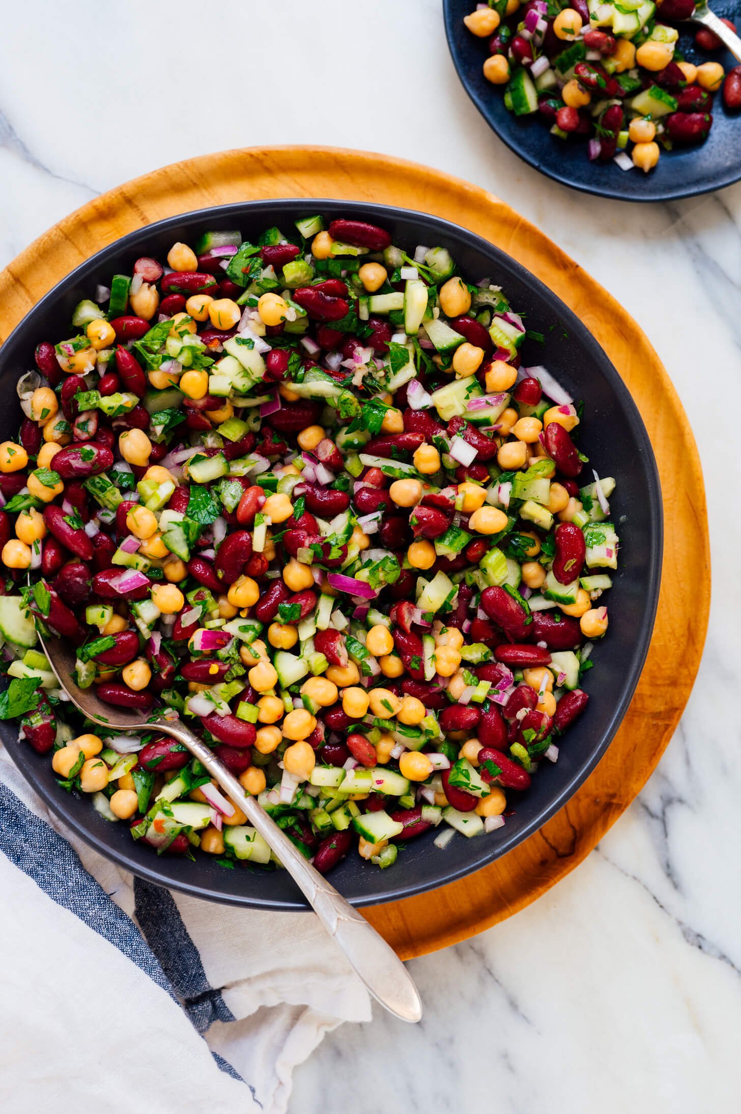 Mediterranean bean salad recipe