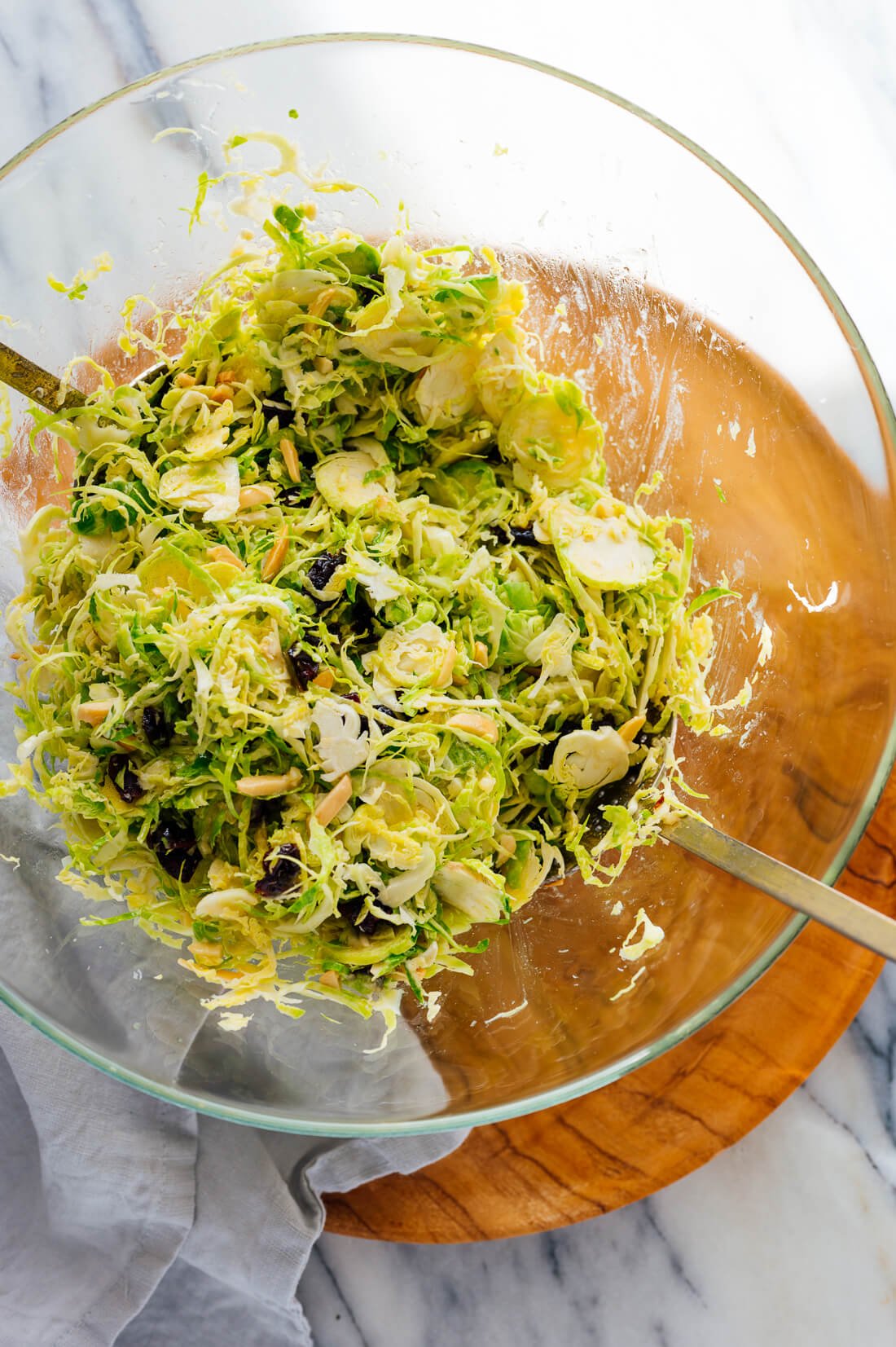 shaved brussels sprout slaw recipe