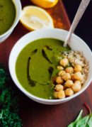 Redeeming kale and spinach soup - cookieandkate.com