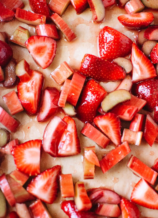 strawberry and rhubarb