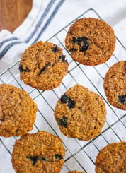 Blueberry honey bran muffins - cookieandkate.com