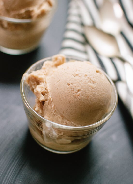 Rich and creamy, dairy-free peanut butter ice cream - cookieandkate.com