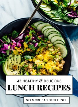 45 healthy vegetarian lunch recipes
