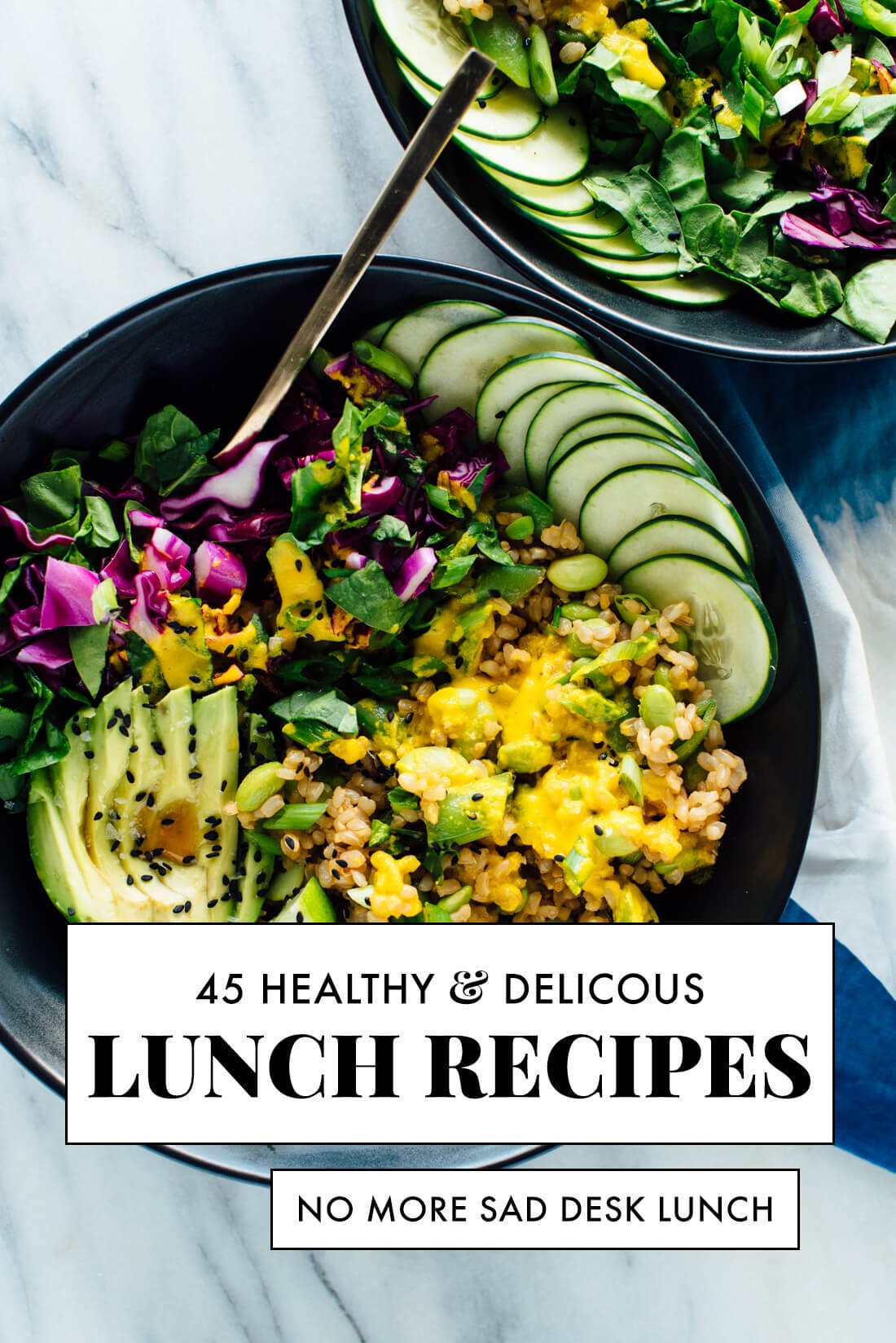 45 vegetarian lunch recipes