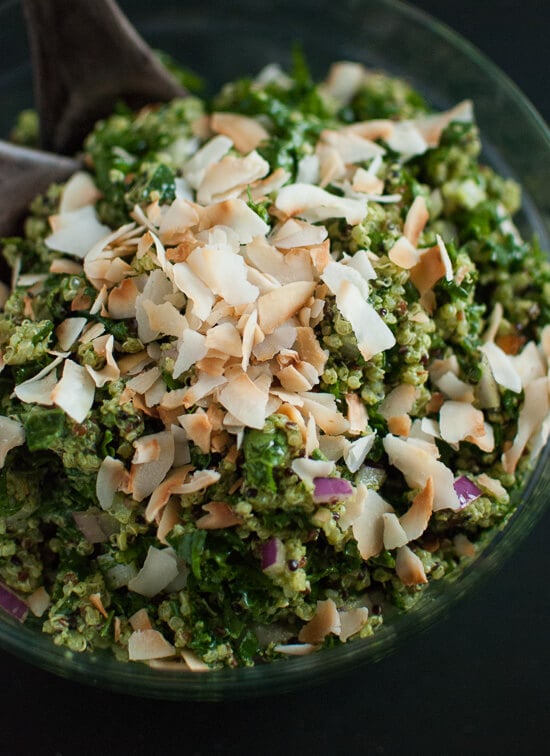 Coconut Quinoa and Kale with Tropical Pesto + Notes on Belize