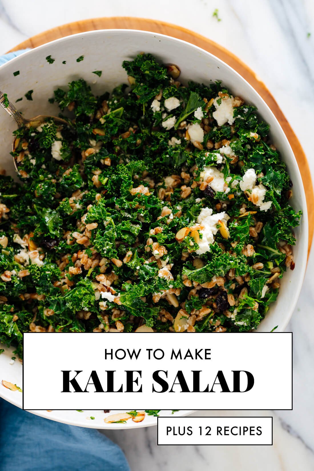 how to make kale salad plus tips