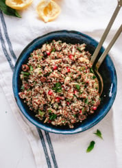 Light and healthy, herbed quinoa salad - cookieandkate.com