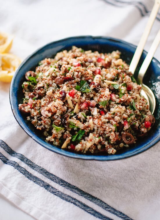 Healthy and light, herbed quinoa salad - cookieandkate.com