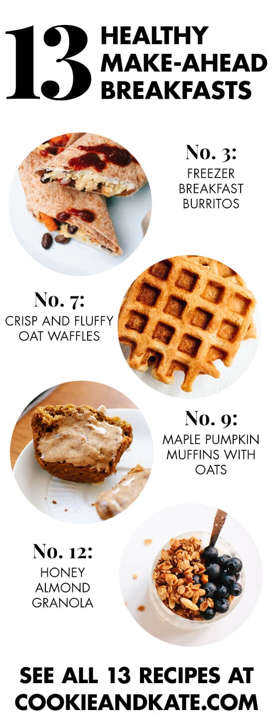 13 healthy grab and go breakfast recipes