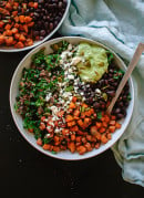 Healthy and hearty Southwestern kale power salad recipe - cookieandkate.com