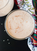 Rich and decadent, dairy-free tahini date shake recipe - cookieandkate.com