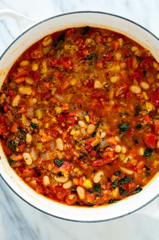 Quinoa Vegetable Soup Recipe - Cookie and Kate