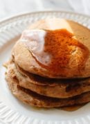 The very best vegan pancake recipe. Even better than regular pancakes! cookieandkate.com