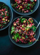 Colorful Beet Salad with Carrot, Quinoa & Spinach