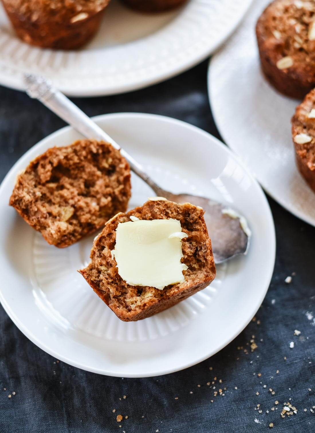 Healthy whole wheat banana muffins - cookieandkate.com