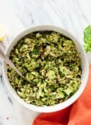 Quinoa Broccoli Slaw with Honey-Mustard Dressing