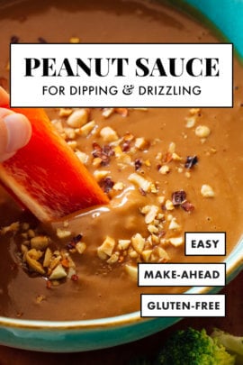 peanut sauce recipe