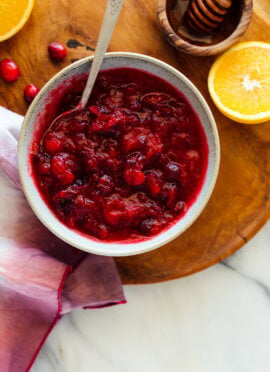 naturally sweetened cranberry sauce recipe