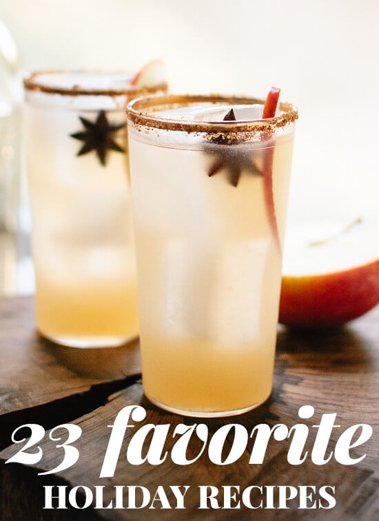 23 favorite holiday recipes, from Christmas cookies to main dishes and cocktails! cookieandkate.com