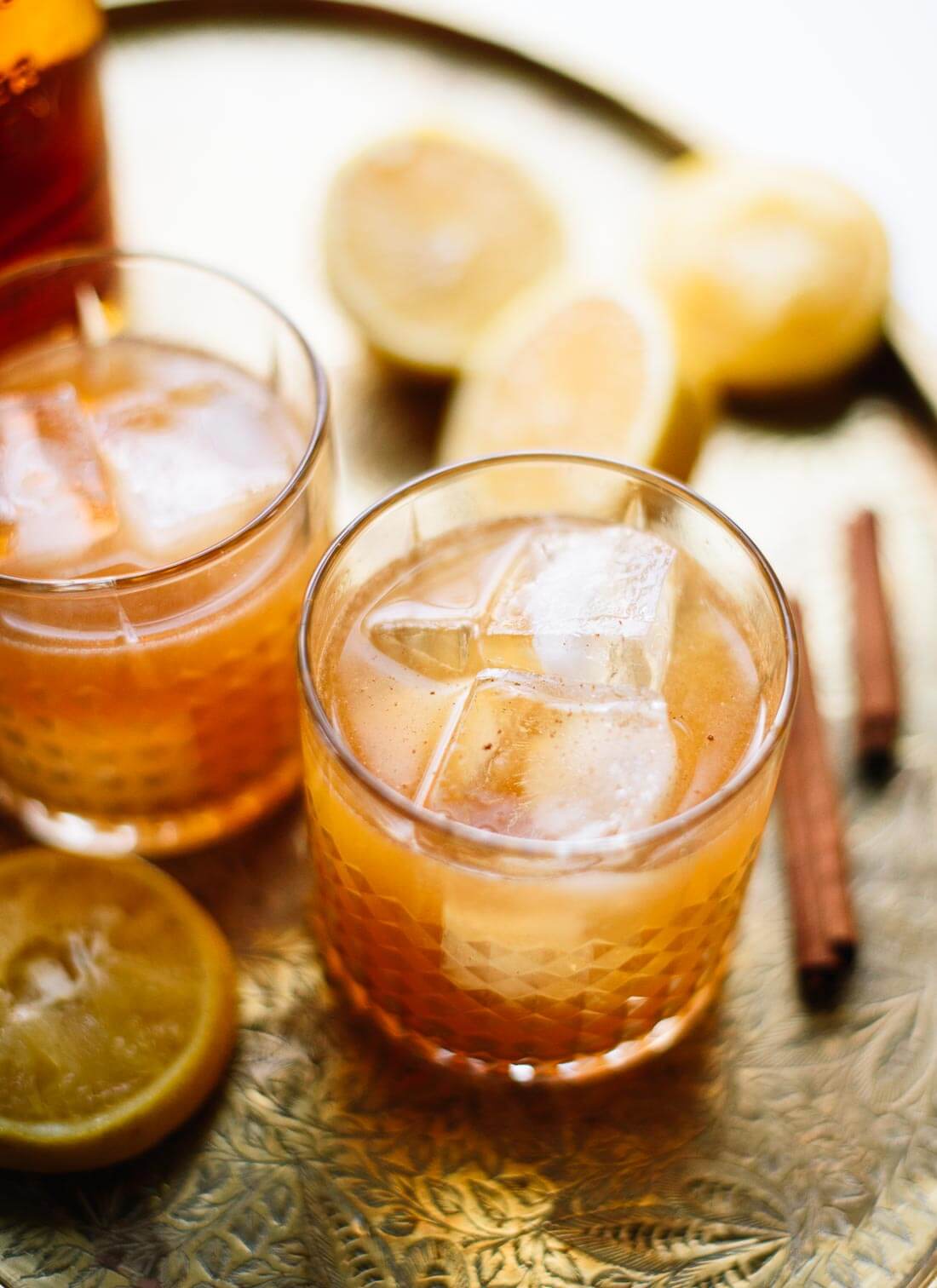 How to make amazing, maple-sweetened whiskey sours at home - cookieandkate.com