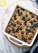 Wholesome baked oatmeal recipe—make one batch and enjoy baked oatmeal for the rest of the week! cookieandkate.com